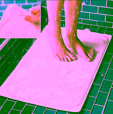 Anti Bacteria Shower Rug - Mold & Mildew Free