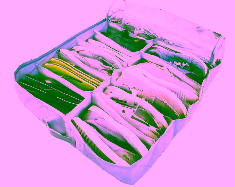 2 Shoe Storage Chest - Under The Bed Shoe Storage Container