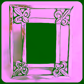 Fleur de Lis Picture Frame