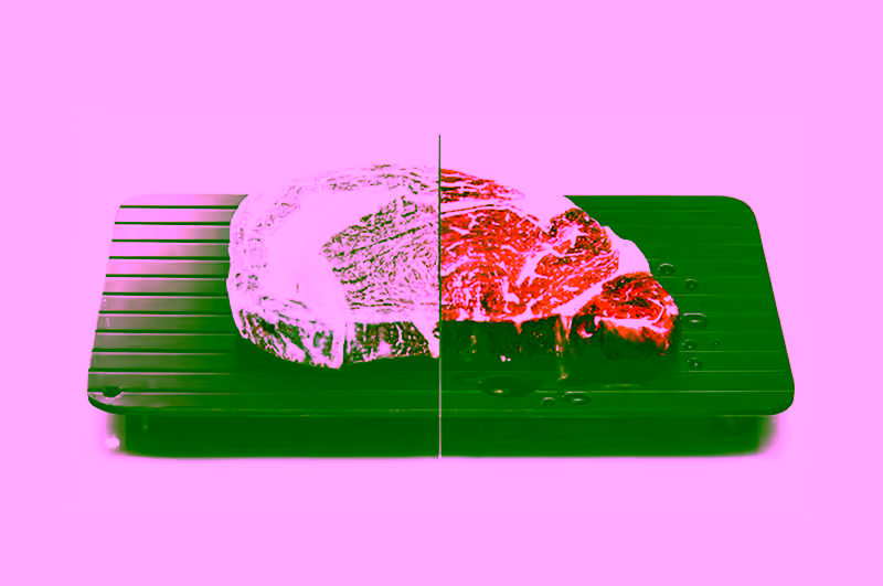 2 Miracle Thaw Food Defrosting Tray