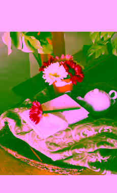 Pink, White & Fuscia Dewdrop Daisy Pens