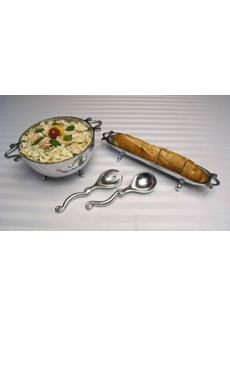 Louisa Salad Bowl & Serving Utensils