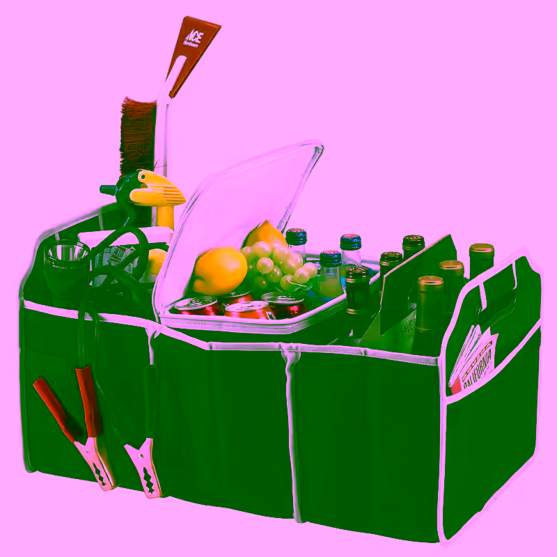 Folding Trunk Organizer  - 3 Compartments