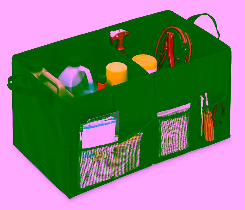 Folding Trunk Organizer - 2 Compartments