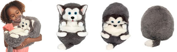 Hug & Hide Animal Pet - 15" Husky
