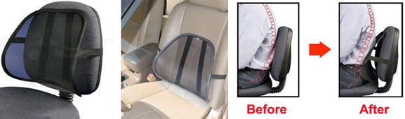 3pc Cool Mesh Back Support System