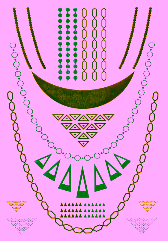 Metallic Jewelry Temporary Tattoo Pack - Infinity