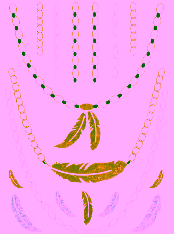 Metallic Jewelry Temporary Tattoo Pack -  Dove