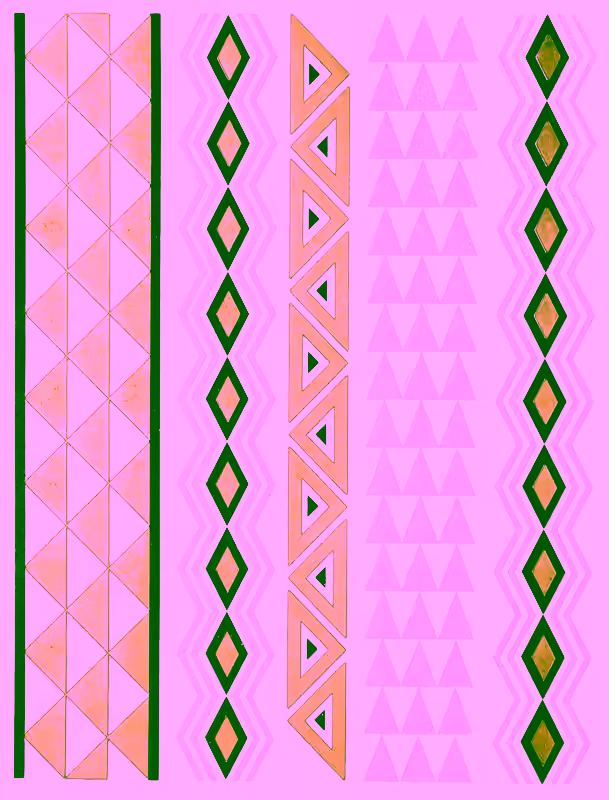 Metallic Jewelry Temporary Tattoo Pack -  Aztec