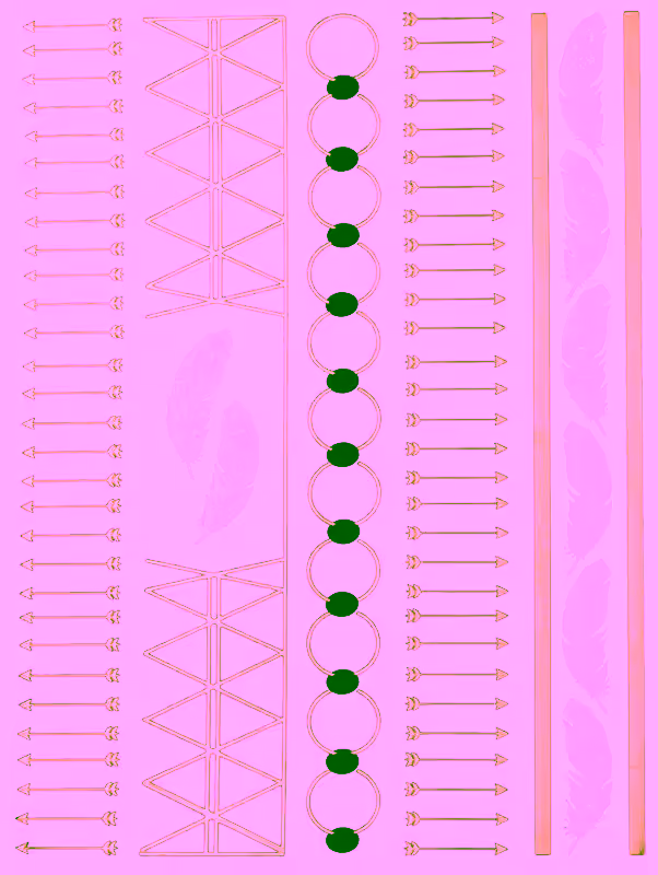 Metallic Jewelry Temporary Tattoo Pack -  Fairy