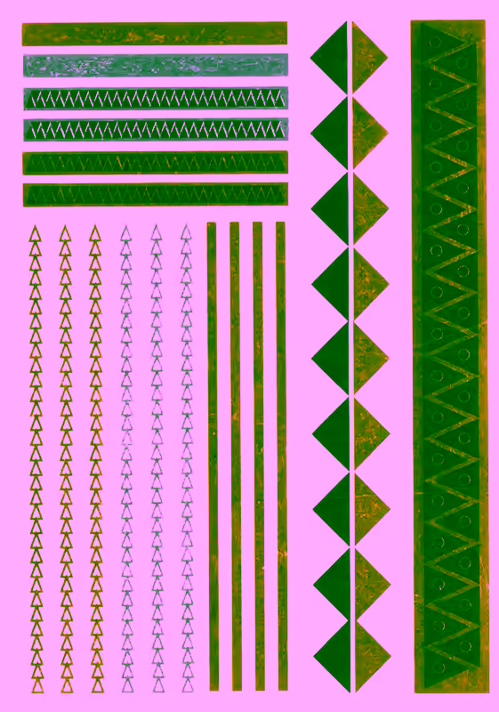 Metallic Jewelry Temporary Tattoo Pack -  Tribal