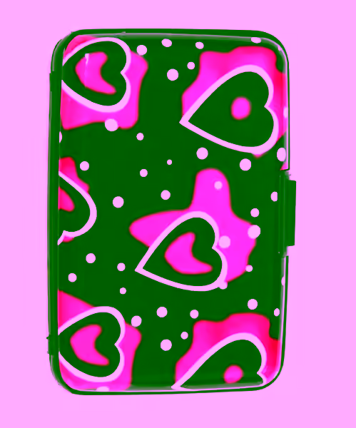 Aluminum Wallet - Heart