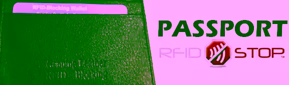 RFID Blocking Leather Passport Wallet