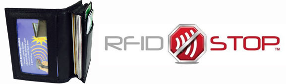 RFID Blocking Leather Clutch Wallet