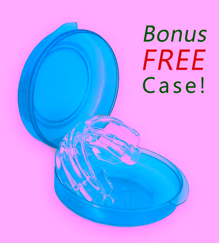 1 Snore Relief Mouthpiece - Anti Snoring Aid Mouthguard - Oral Sleeping Disorder Stop Snoring Device