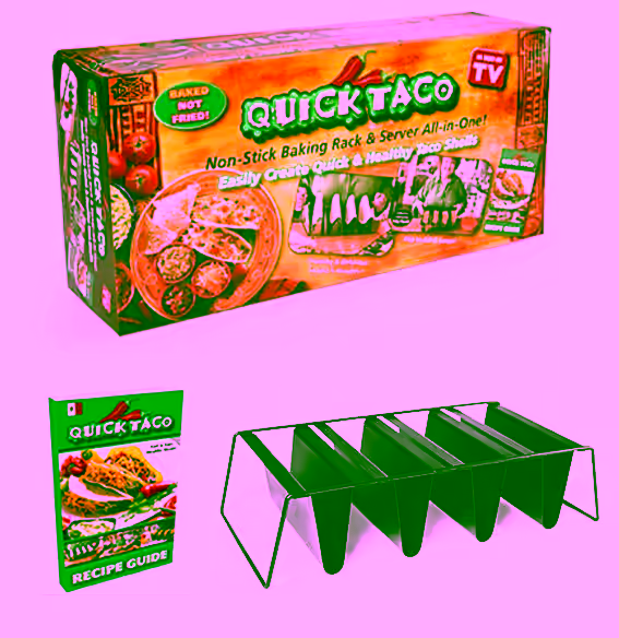 Quick Taco Non-Stick Baking Rack & Server