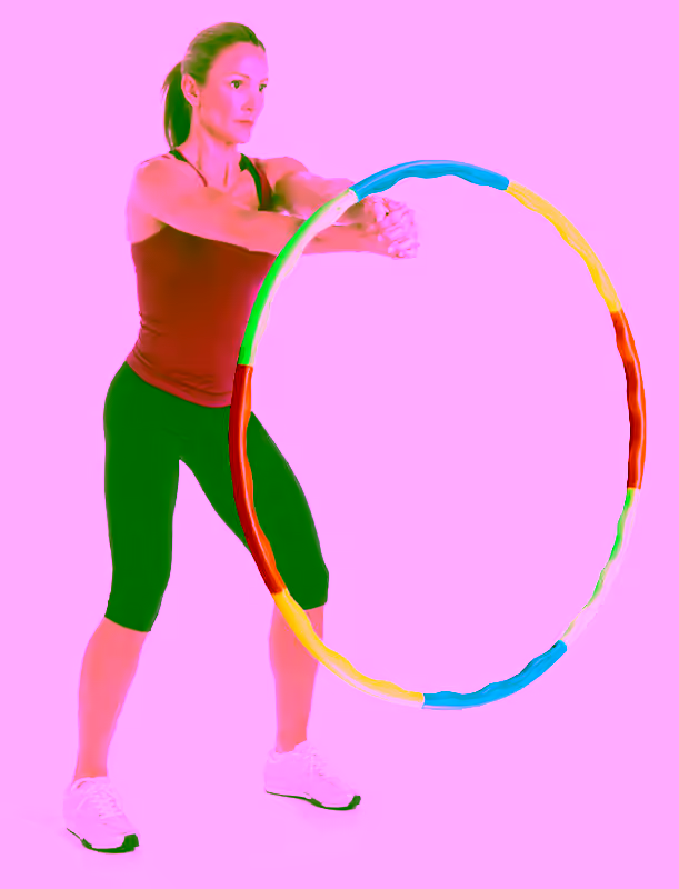 Healthy Hula Hoop Weighted Exercise 1.2lbs