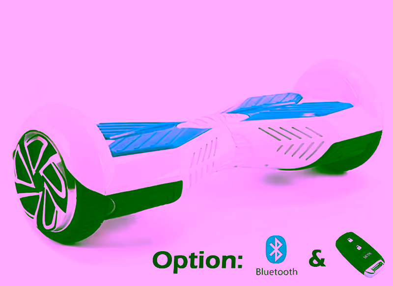 6.5" Wheel Smart Balancing Two Wheel Electric Hoverboard - Lamborghini Style - White