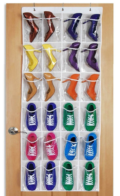 Over the Door Shoe Organizer - 24 Pocket