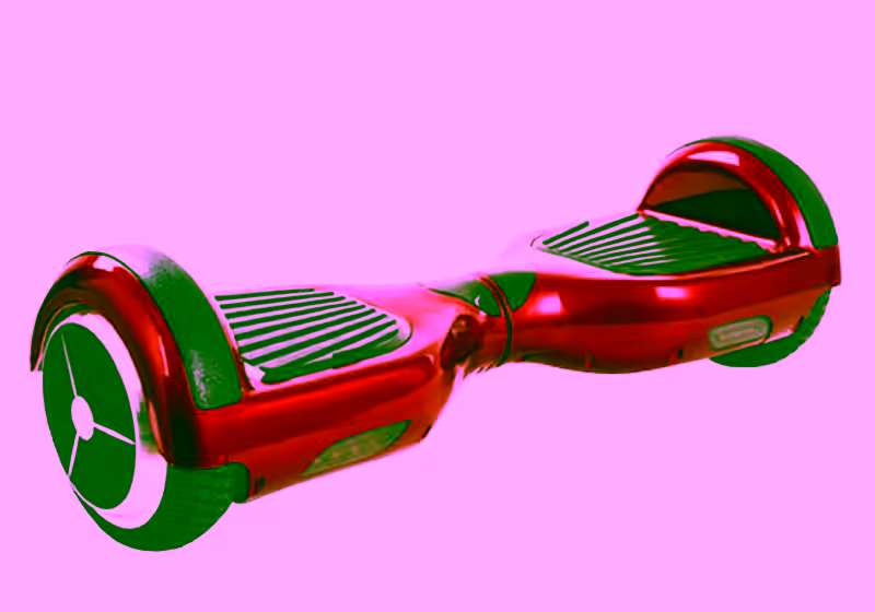 6.5" Wheel Smart Balancing Two Wheel Electric Hoverboard - Red