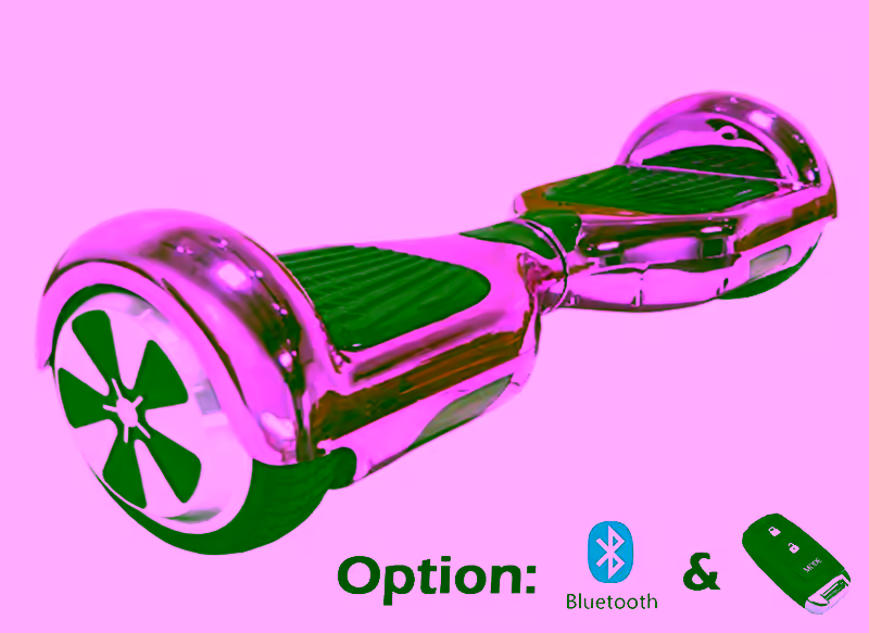 6.5" Smart Balancing Two Wheel Electric Hoverboard - Metallic Pink