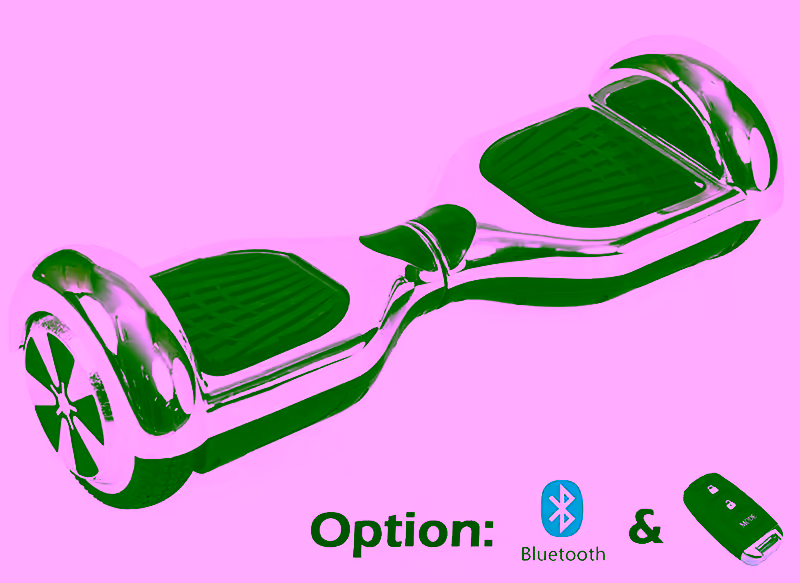 6.5" Smart Balancing Two Wheel Electric Hoverboard - Metallic Silver