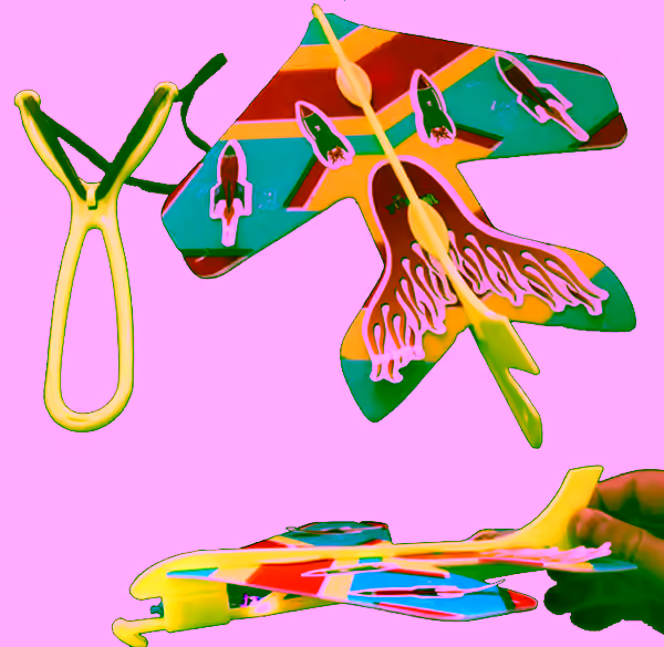 Apollo LED Rocket Flying Spaceship - 12pc Set