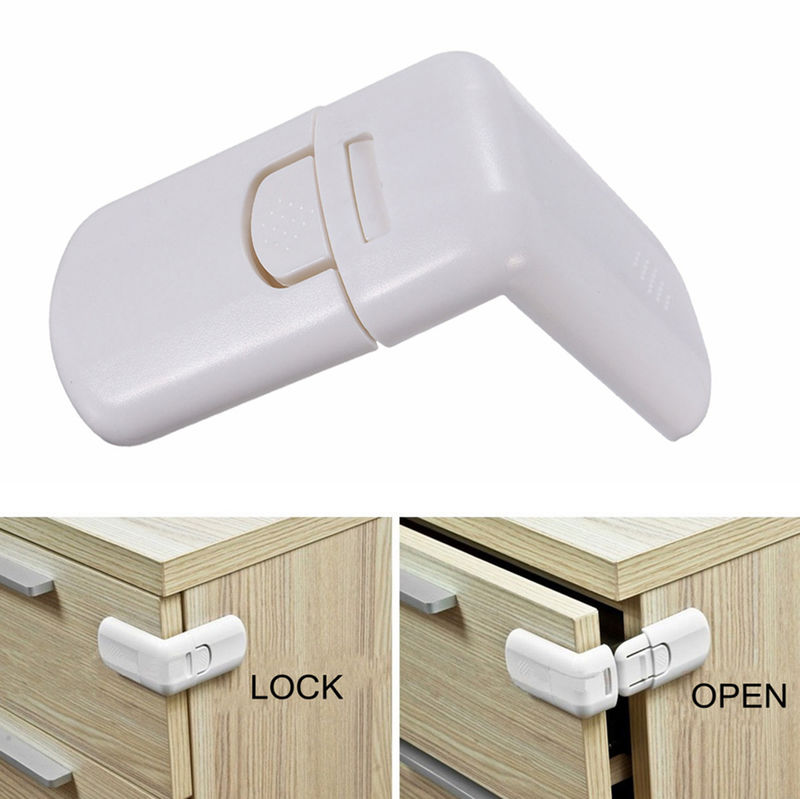 Child Safety Drawer Angle Lock 4pc
