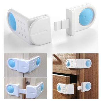 Child Safety Drawer Angle Lock Catch 4pc