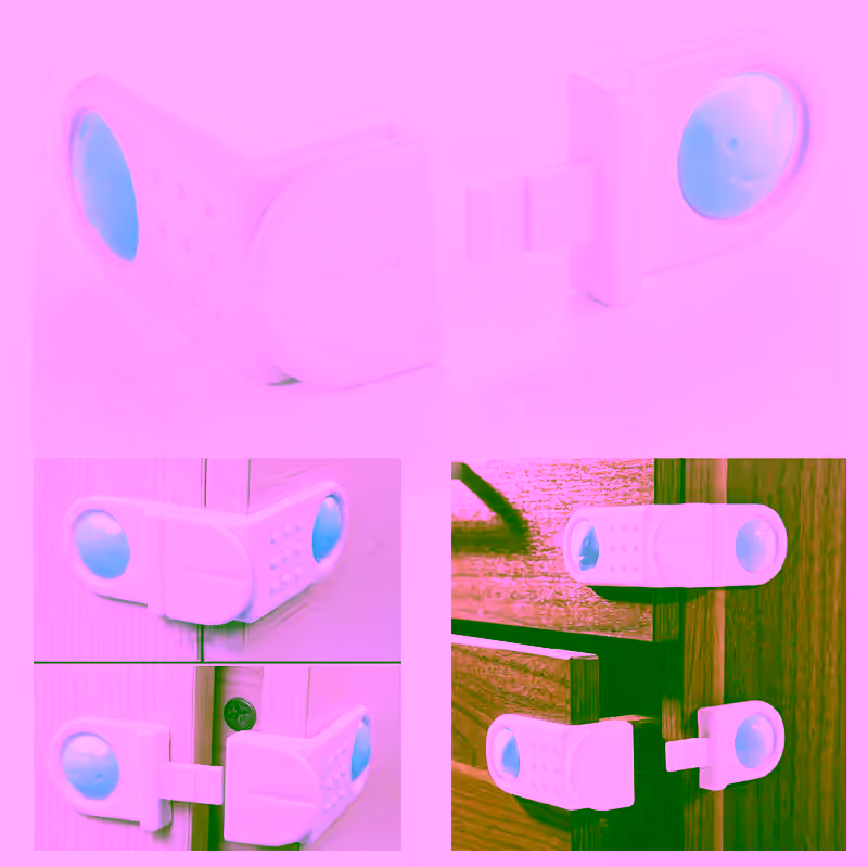 Child Safety Drawer Angle Lock Catch 4pc