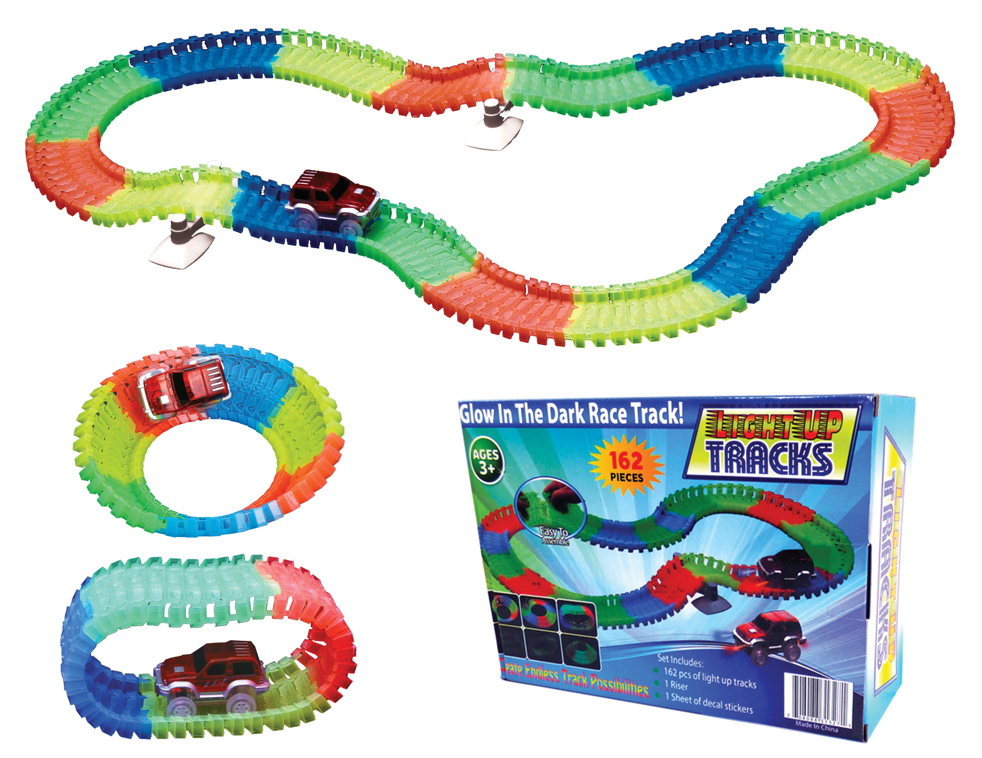 Glow Race Track with Light up Racing Car
