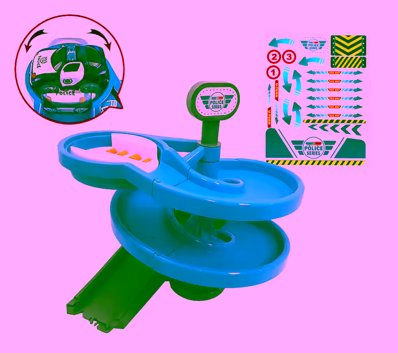 Magic Twister Glow Tracks  - Spiral Turnabout