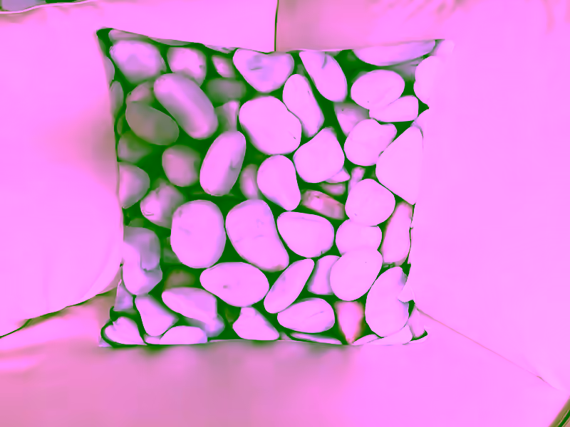 Beach Stone Pebbles Decorative Throw Pillow Case 17" X 17"