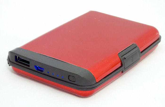 Aluminum RFID Blocking Power Bank Charging Phone Wallet - E Charge Metal Wallet | eBay