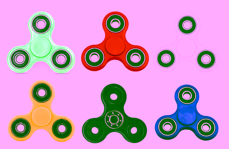 Fidget Hand Spinner - Stress & Anxiety Relieving Tri - Spinner