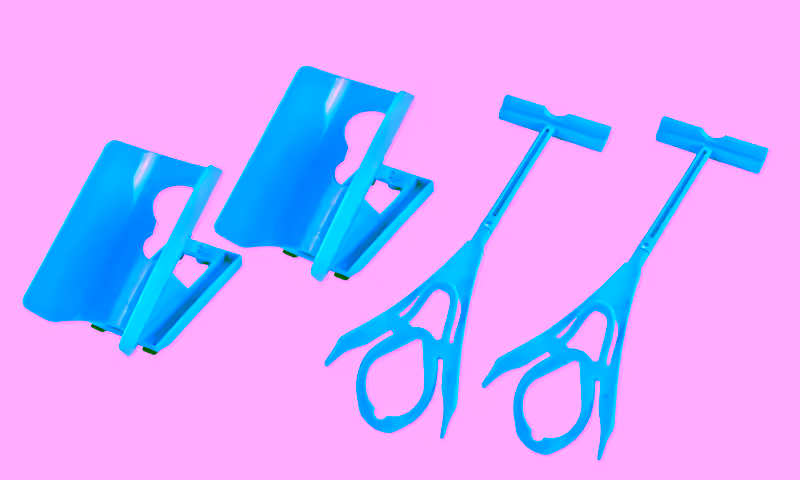 2 Easy On & Off Sock Sliding Helper Aid - Shoe Horn Dressing Assistance