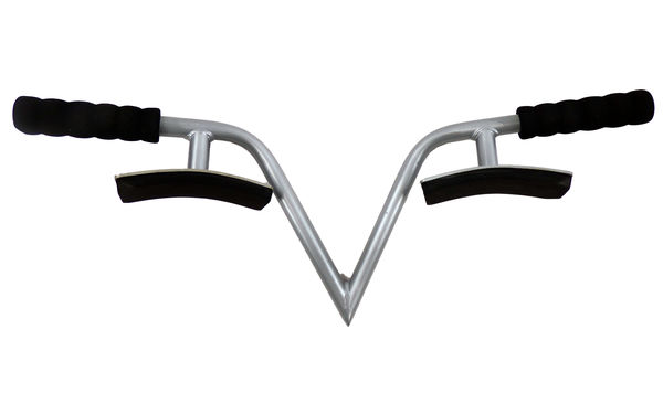 Easy Portable Dual Lower Spinal Stretching Orthopedic Device - Low Back Stretcher Pain Relief