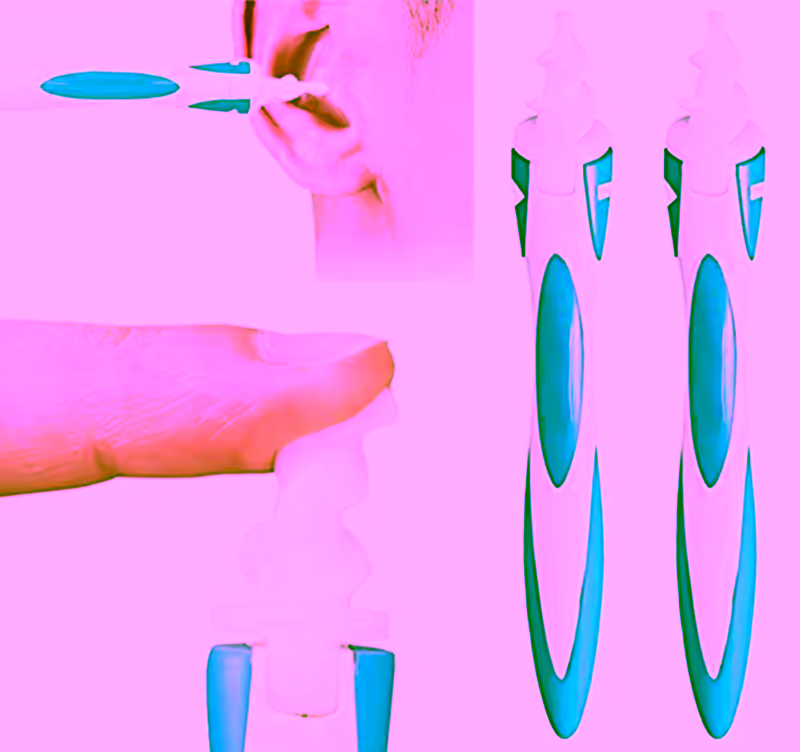 2 - Ear Wax Cleaner Removal-  Easy Earwax Swab Remover Tool - Soft Spiral Safe Earpick - 32pc Kit