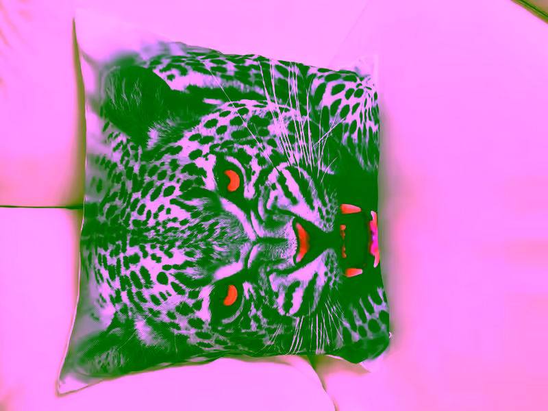 Throw Pillow Cover Leopard black&White Digital Print 17" X 17" - Sofa Cushion Pillow Case