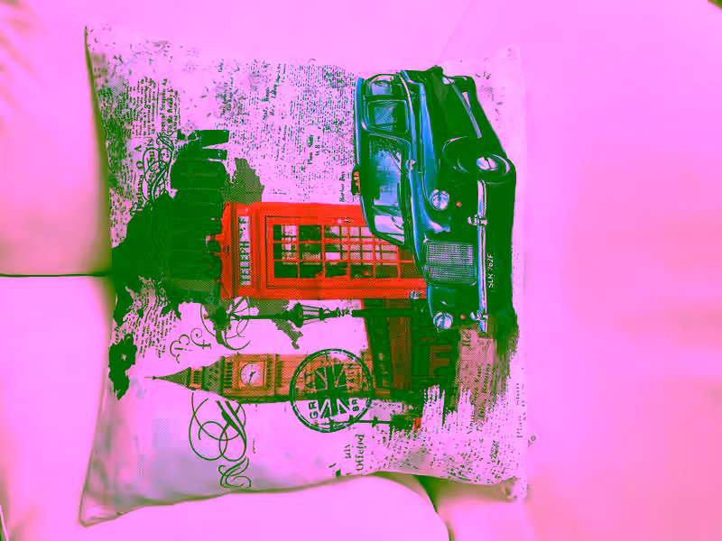 Throw Pillow Cover London Taxi Digital Print 17" X 17" - Sofa Cushion Pillow Case