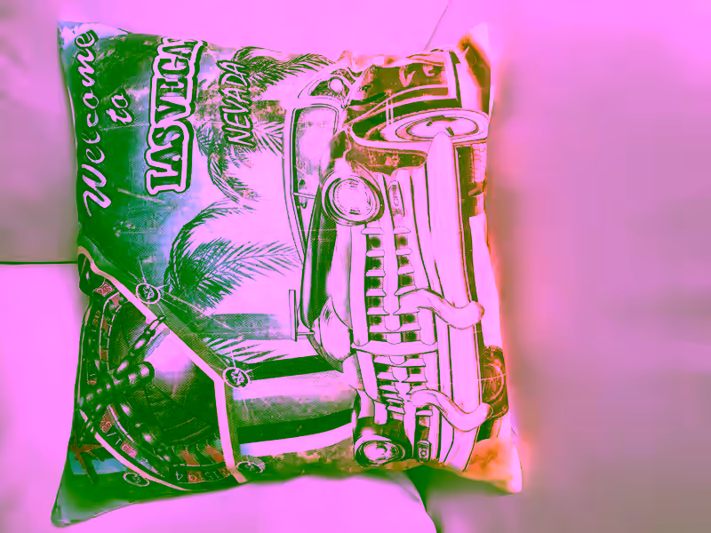 Throw Pillow Cover Las Vegas Digital Print 17" X 17" - Sofa Cushion Pillow Case