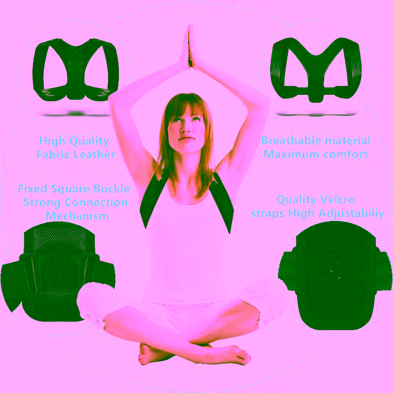 Posture Correction Support Women Men, Universal Adjustable Back Brace - Comfortable - Unisex Medical Orthopedic Brace