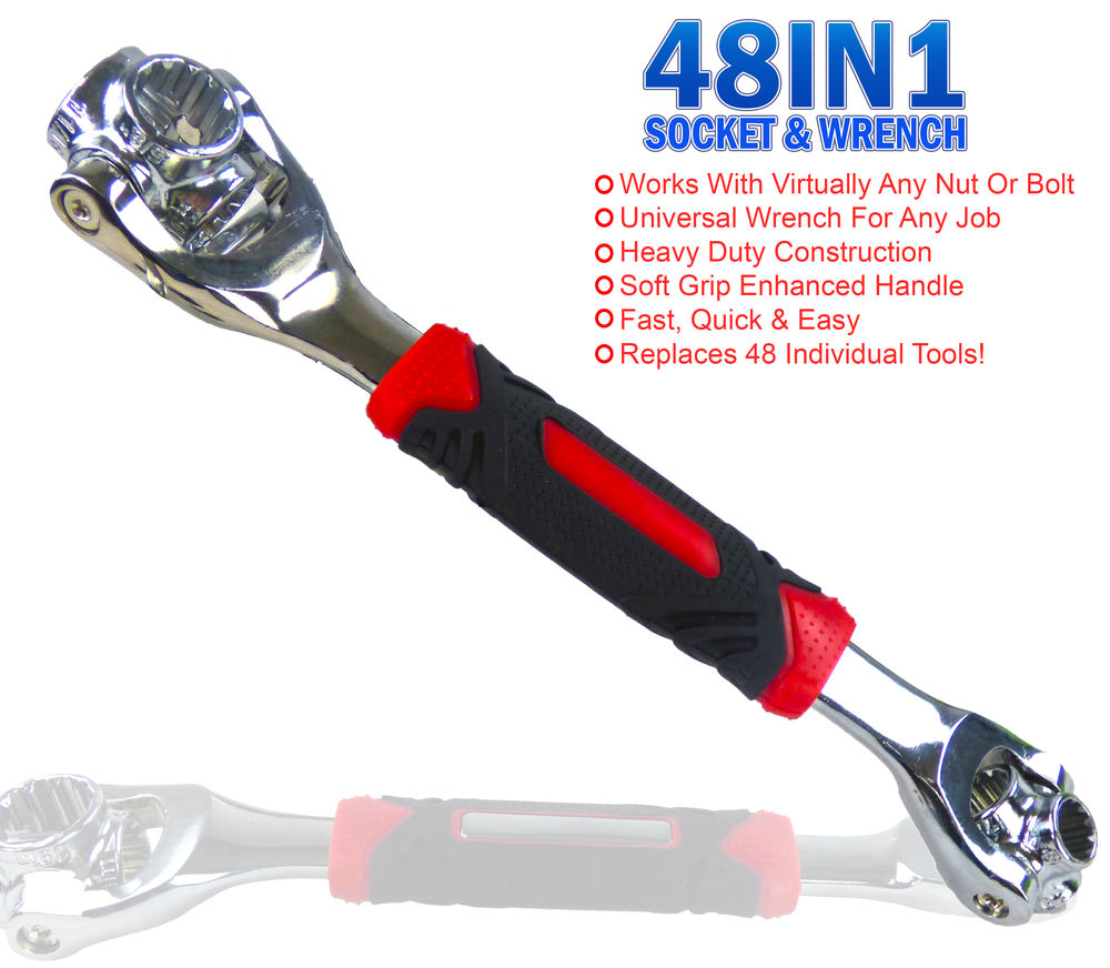 Universal Wrench 48 Tools In One Socket Spline Bolts Square Torx Let Me See The Step As Seen On Tv Socket Wrench Tiger Sears Star