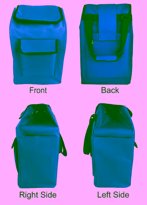 Dolly Climbing Stair Trolley Cart With Seat Carrying Bag