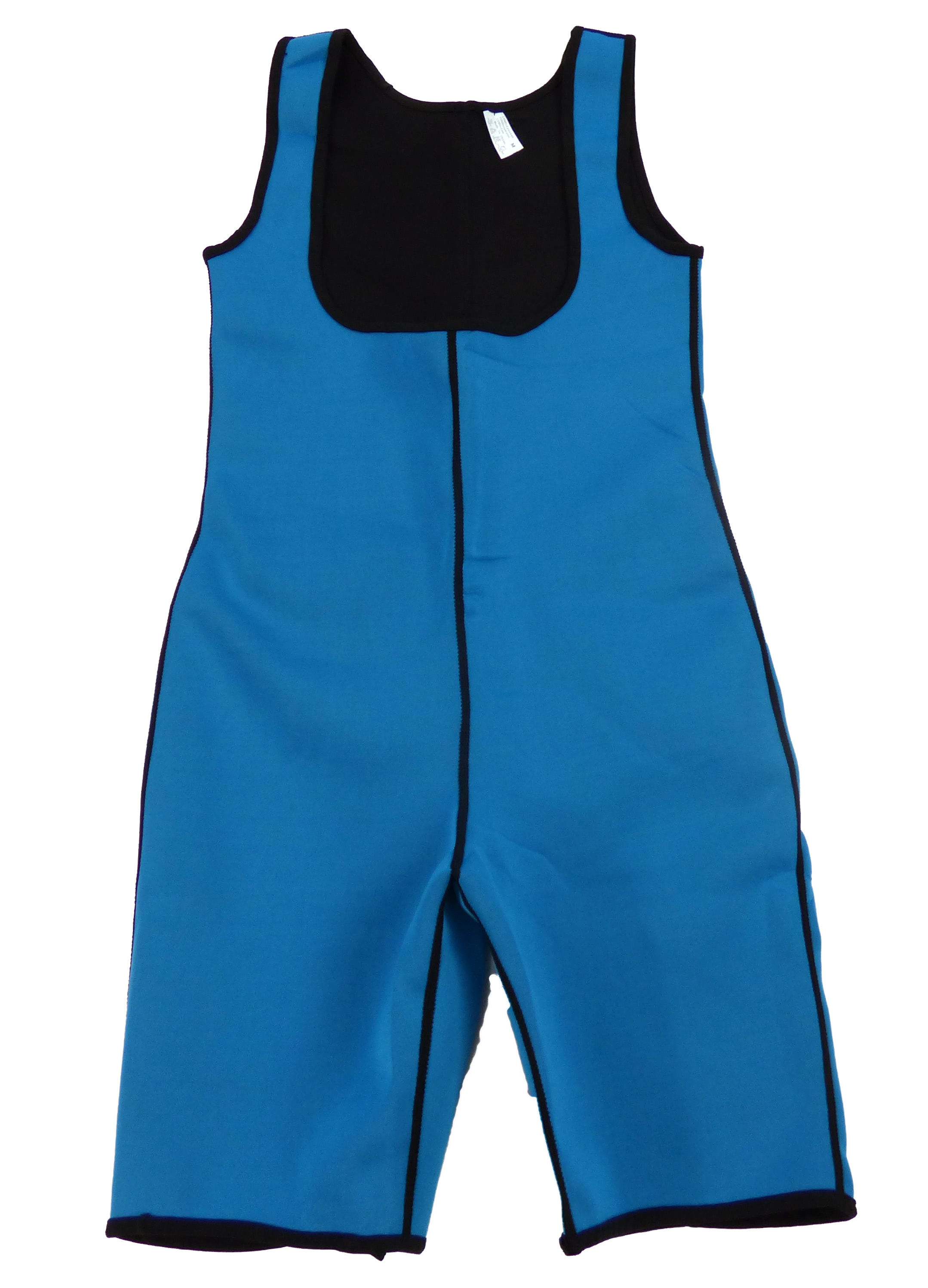 Hot Thermal Slimming Neoprene Full Bodysuit Weight Loss Suit - Blue XL