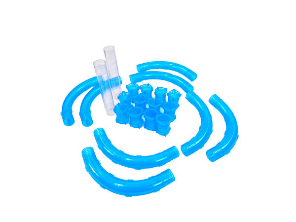 Zoom Speed Tube Pipe Racer Car 16 pc Expansion Track  Set