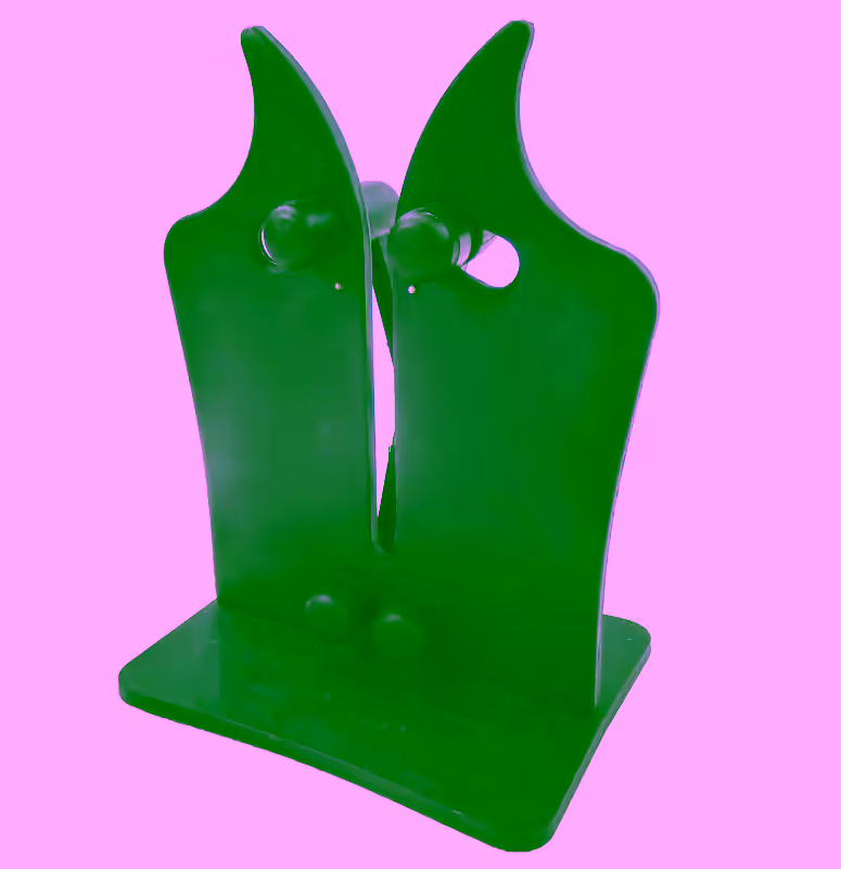 Pure Metal Kitchen Knife Sharpener, Triple-Action Carbide Tungsten Edge Sharpens, Hones, Polishes Serrated, Beveled, Standard Blades, Safe and Easy to Use