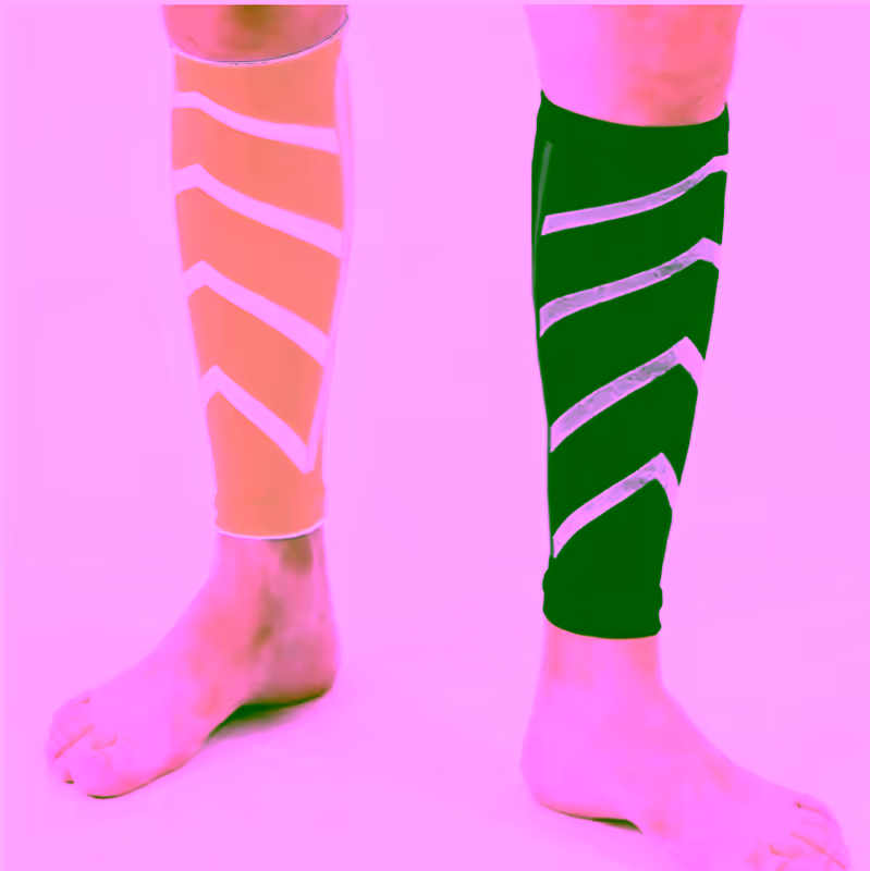 Calf Graduated Compression Running Sleeves  (20-30mmhg) - Calf Guard Socks for Running, Cycling, Maternity, Shin Splint & Calf Pain Relief  & Support - 1 Pair