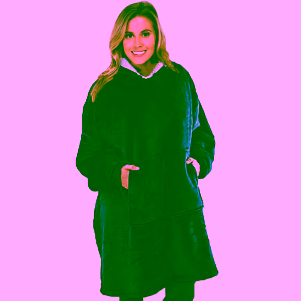 Soft Comfortable Blanket Sweatshirt Kids & Adults - Hooded, Large Pocket, Reversible Sherpa  - Warm And Luxurious Plush - Premium Edition