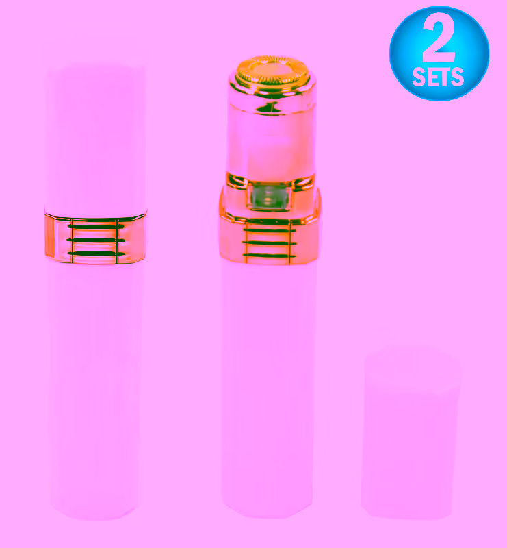2pc Set - Women's Electric Painless Hair Remover - Portable Precision Painless Facial & Body Hair Remover